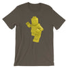 Brick Forces Minifig Short-Sleeve Unisex T-Shirt - Army / S