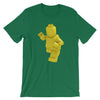 Brick Forces Minifig Short-Sleeve Unisex T-Shirt - Kelly / S