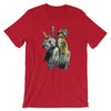 Brick Forces Mounted Knight Short-Sleeve Unisex T-Shirt - Red / S