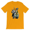 Brick Forces Mounted Knight Short-Sleeve Unisex T-Shirt - Gold / S