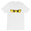 Brick Forces Ninja Eyes Short-Sleeve Unisex T-Shirt - White / XS