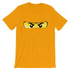 Brick Forces Ninja Eyes Short-Sleeve Unisex T-Shirt - Gold / S