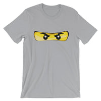 Brick Forces Ninja Eyes Short-Sleeve Unisex T-Shirt - Silver / S