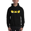 Brick Forces Ninja Eyes Unisex Hoodie - Black / S - Printful Clothing