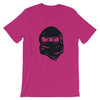 Brick Forces Ninja Face Short-Sleeve Unisex T-Shirt - Berry / S