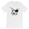 Brick Forces Pirate Face Short-Sleeve Unisex T-Shirt - White / XS