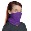 Brick Forces Purple Brick Neck Gaiter - Printful Clothing