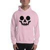 Brick Forces Skeleton Face Unisex Hoodie - Light Pink / S - Printful Clothing