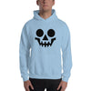 Brick Forces Skeleton Face Unisex Hoodie - Light Blue / S - Printful Clothing