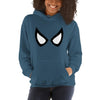 Brick Forces Spider Eyes Unisex Hoodie - Indigo Blue / S - Printful Clothing