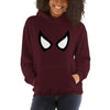 Brick Forces Spider Eyes Unisex Hoodie - Maroon / S - Printful Clothing