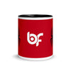 Brick Forces Spider Mug with Color Inside - Printful Clothing