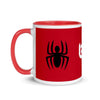 Brick Forces Spider Mug with Color Inside - Printful Clothing
