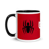 Brick Forces Spider Mug with Color Inside - Printful Clothing
