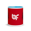 Brick Forces Spider Mug with Color Inside - Printful Clothing