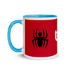 Brick Forces Spider Mug with Color Inside - Printful Clothing