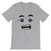 Brick Forces Worried Face Short-Sleeve Unisex T-Shirt - Silver / S