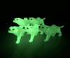 Minifig Glow in the Dark Baby Wolf Warg - Animals