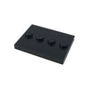 Minifig 4 Dot Black Stand - Stand