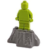 Minifig 6 Dot Gray Rock Stand - Stand