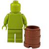 Minifig Barrel Brown Wooden - Dioramas
