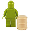 Minifig Barrel Tan - Dioramas