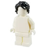 Minifig Black Hair 18 - Hair