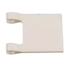 Minifig Blank Flag - White - Accessories