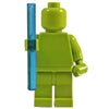 Minifig Clear Rods \ Laser Sword Blades - Blue - Sword