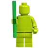 Minifig Clear Rods \ Laser Sword Blades - Dark Green - Sword