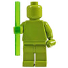 Minifig Clear Rods \ Laser Sword Blades - Light Green - Sword