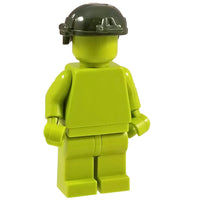 Minifig Combat Helmet Olive Green - Headgear