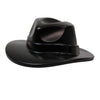 Minifig Cowboy Fedora or Outback Hat BLACK - Headgear