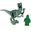 Minifig Dinosaurs Velociraptor Blue - Animals