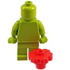 Minifig Flower Accessory Red (1 Piece) - Vegetation