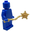 Minifig Gold Mace - Malay Weapon