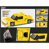 Minifig Han with Yellow Car - Vehicles
