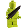 Minifig Hand Spear Black - Knife