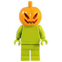 Minifig Jack-o-lantern or Pumpkin Head - Accessories