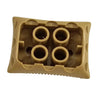 Minifig Large Textured Tan Sandbag Wall (6 sandbags) - Dioramas