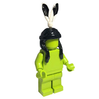 Minifig Native American Hair and Feathers - Hair