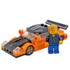 Minifig OConner with Orange Car - Vehicles