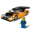 Minifig OConner with Orange Car - Vehicles