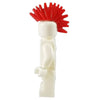 Minifig Red Mohawk - Hair