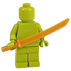 Minifig Samurai Katana Gold - Sword