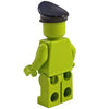 Minifig World War II German Officers Cap Black - Headgear