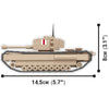 COBI Churchill I Tank 1:48 Scale (300 Pieces) - Tanks