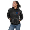 Brick Forces Unisex Champion tie-dye hoodie - Black / S