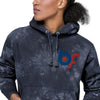 Brick Forces Unisex Champion tie-dye hoodie