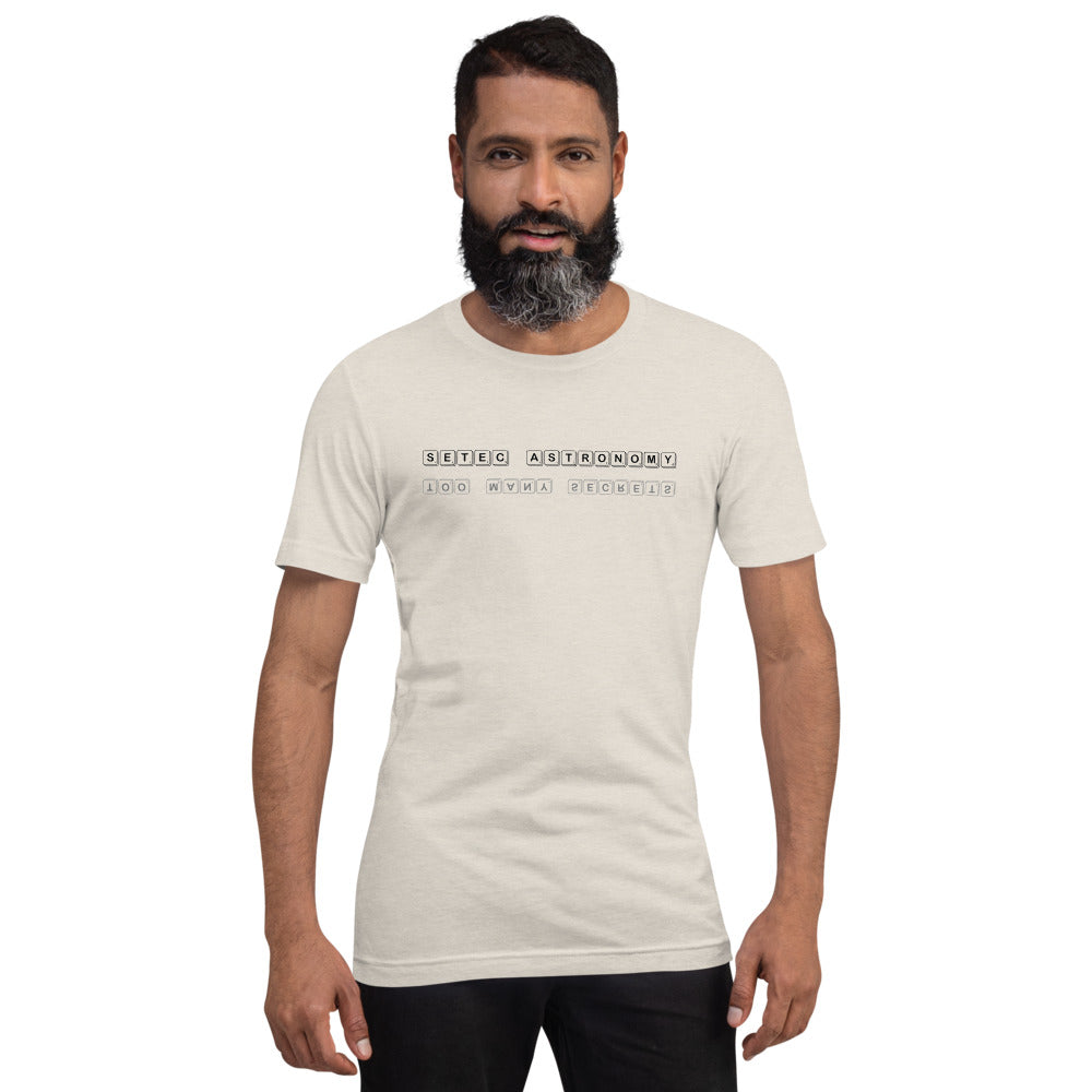 SETEC ASTRONOMY Short-sleeve unisex t-shirt | Brick